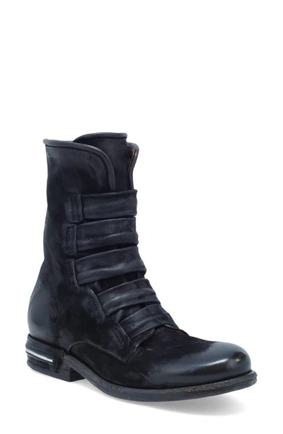 A.s.98 Traver Boot In Black Leather