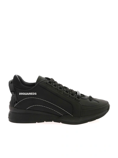 Dsquared2 551 Sneakers In Black Rubber/plasic