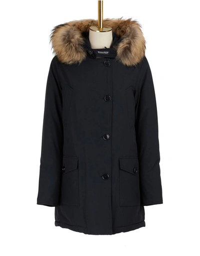 Woolrich John Rich & Bros Down Coat - Arctic Parka In Dark Navy