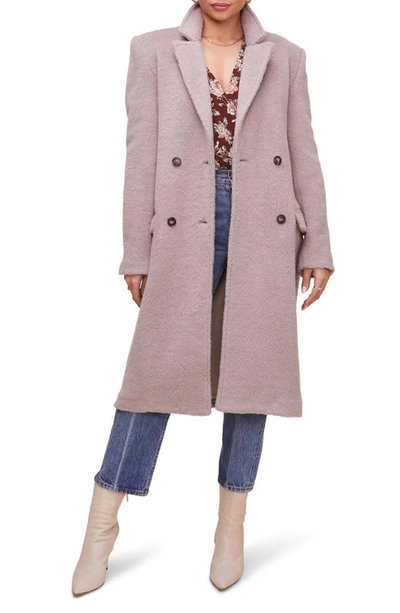 Astr The Label Blair Long Coat In Taupe