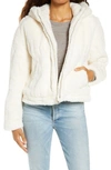 Ugg Mandy Faux Fur Hooded Jacket In Cream