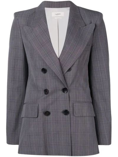Isabel Marant Étoile Classic Double-breasted Blazer In Grey