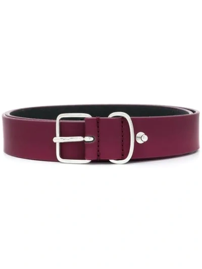 Diesel Matte Belt In Purple