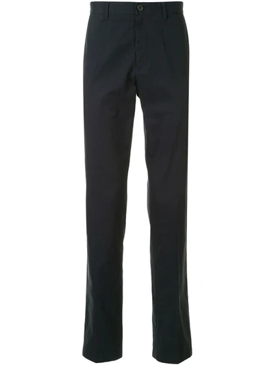 Kent & Curwen Straight-leg Trousers In Blue