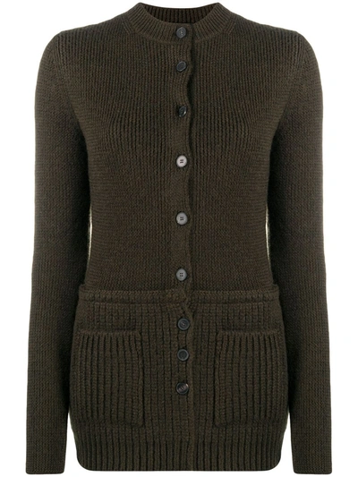 Haider Ackermann Button-down Cardigan In Green