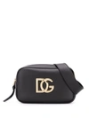 Dolce & Gabbana Dg Millennials Leather Belt Bag In Black