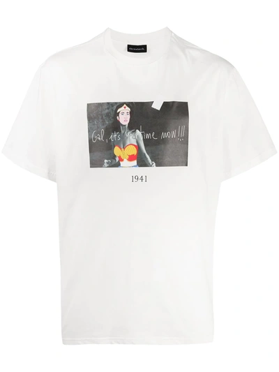Throwback Tbt Wonder Cotton T-shirt In White