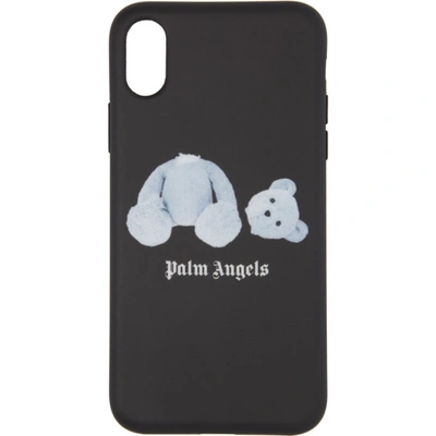 Palm Angels Ice Bear Iphone X Case In Black/white