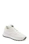 Prada Logo Sneaker In White Nappa