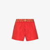 Versace Red Greca Border Swim Shorts