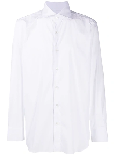 Finamore 1925 Napoli Formal Dress Shirt In White