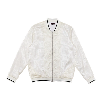 Pre-owned Clot  Silk Baseball Jacket White