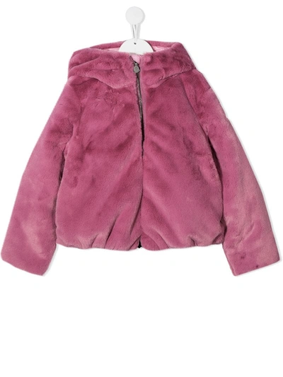 Moncler Kids' Reversible Puffer Jacket In Pink