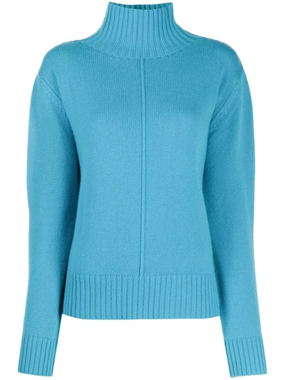 Philo-sofie High-neck Jumper In Blue