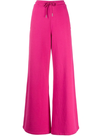 Opening Ceremony Wide Fuchsia Sports Pants In Pink