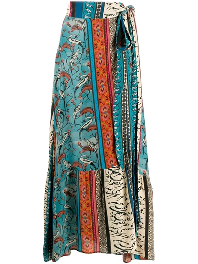 Chufy Multicolor Women's Alqamar Skirt In Blue