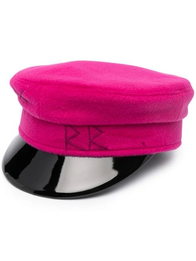 Ruslan Baginskiy Embroidered Logo Baker Boy Hat In Pink