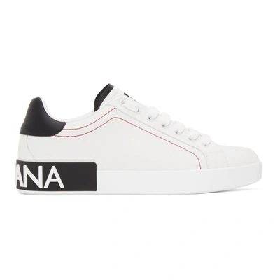 Dolce & Gabbana Portofino Trainer In White