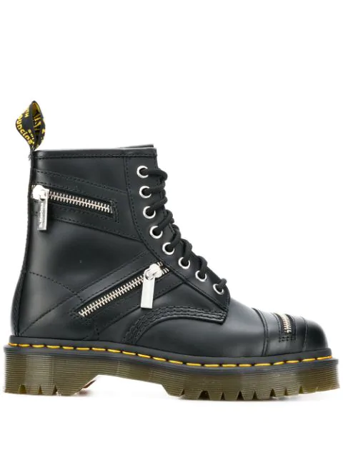 1460 bex zip leather boots