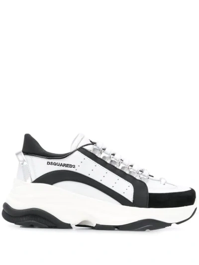 Dsquared2 Bumpy 551 White Black Sneaker