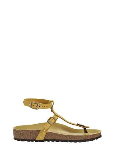Birkenstock Yellow 'marillia' Sandals