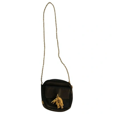 Pre-owned Dolce & Gabbana Leather Crossbody Bag In Black