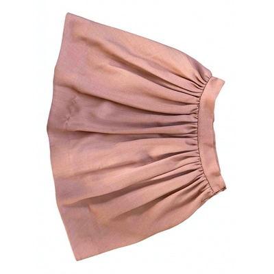 Pre-owned Gat Rimon Skirt In Pink