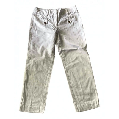 Pre-owned Versace Short Trousers In White