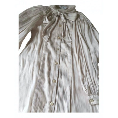 Pre-owned Givenchy Beige Polyester Top
