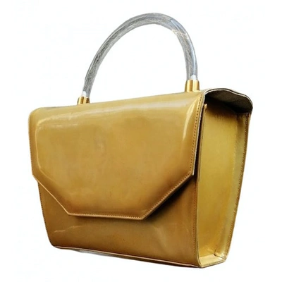 Pre-owned Stuart Weitzman Yellow Leather Handbag