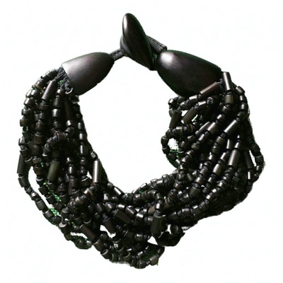 Pre-owned Monies Black Horn Necklace