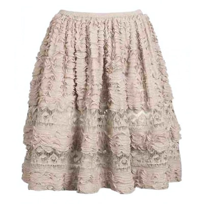 Pre-owned Alaïa Beige Skirt