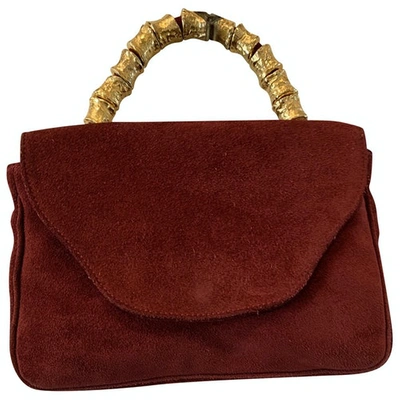 Pre-owned Sonia Rykiel Handbag In Burgundy