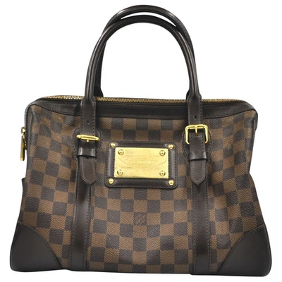 Pre-owned Louis Vuitton Berkeley Brown Cloth Handbag