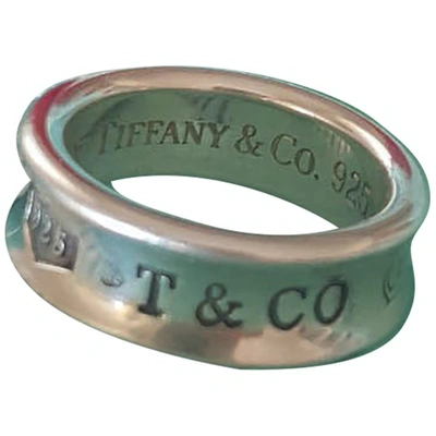 Pre-owned Tiffany & Co Tiffany 1837 Silver Ring