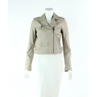 Pre-owned Iro Beige Leather Jacket