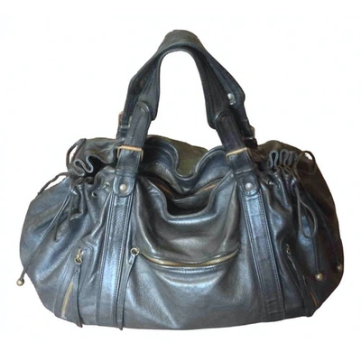 Pre-owned Gerard Darel Black Leather Handbag