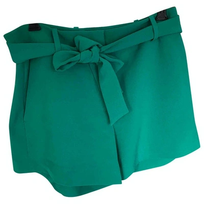Pre-owned Ann Taylor Green Polyester Shorts