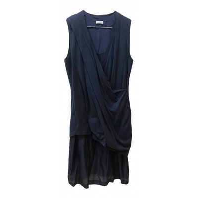 Pre-owned Brunello Cucinelli Mid-length Dress In Blue