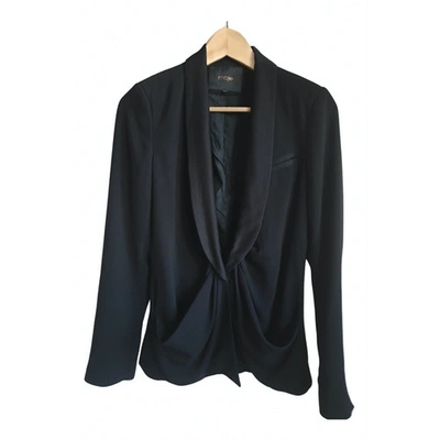 Pre-owned Maje Black Synthetic Jacket