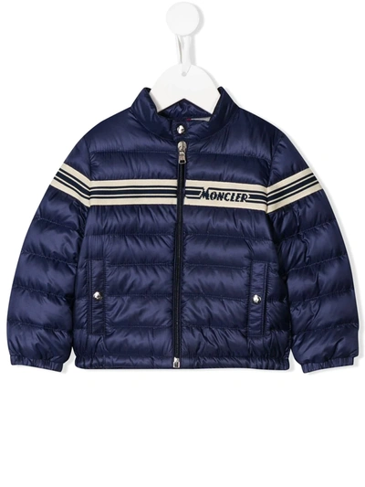 Moncler Babies' Enfant Haraiki Down Jacket In Blue