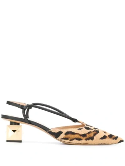 Mulberry Keeley Slingback 50 Pumps In Neutrals