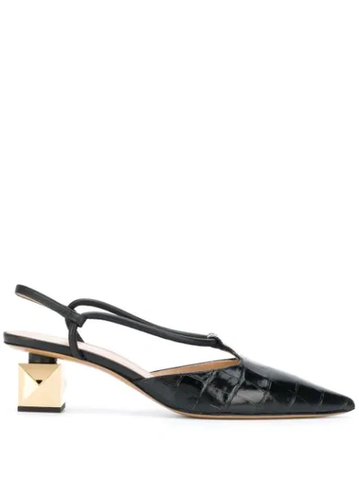 Mulberry Keeley Slingback 50 Pumps In Black
