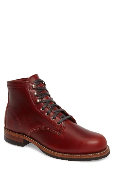 Wolverine 1000 Mile Evans Boot In Red Leather