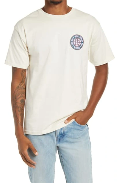 Obey Unity Worldwide Graphic Tee In Natural