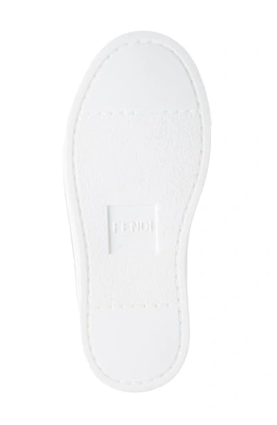 Fendi Kids' Graphic Slip-on Sneaker In White