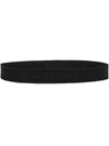 Burberry Logo Jacquard Stretch Headband In Black