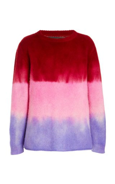 The Elder Statesman Foxy Cashmere Sweater In Multi