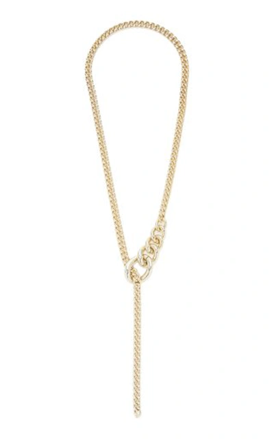 Rosantica Canasta Pearl Drop Necklace In Gold