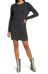 Vero Moda Doffy Long Sleeve Sweater Dress In Black